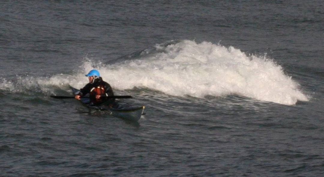 Surf i kajak på Balka strand