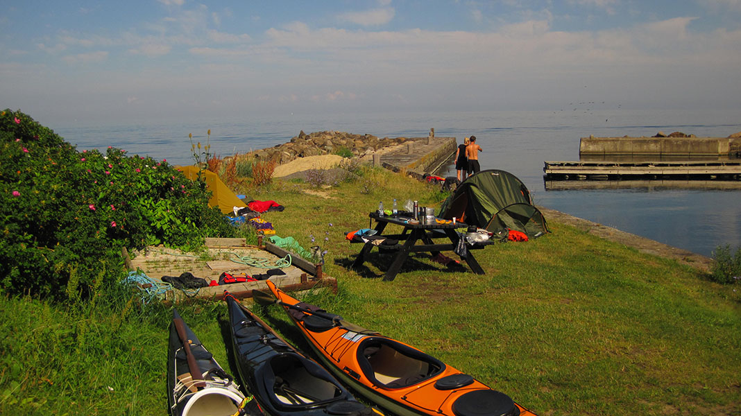 Med telt og kajak Bornholm rundt