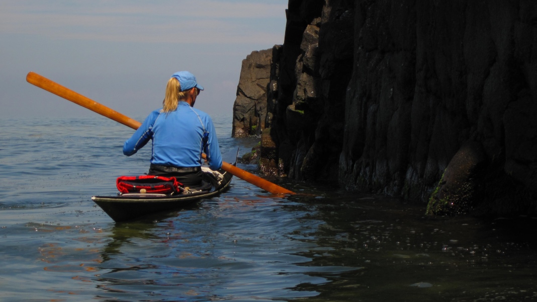 Greenlander kajak, Tahe Marine ved Stejle klipper