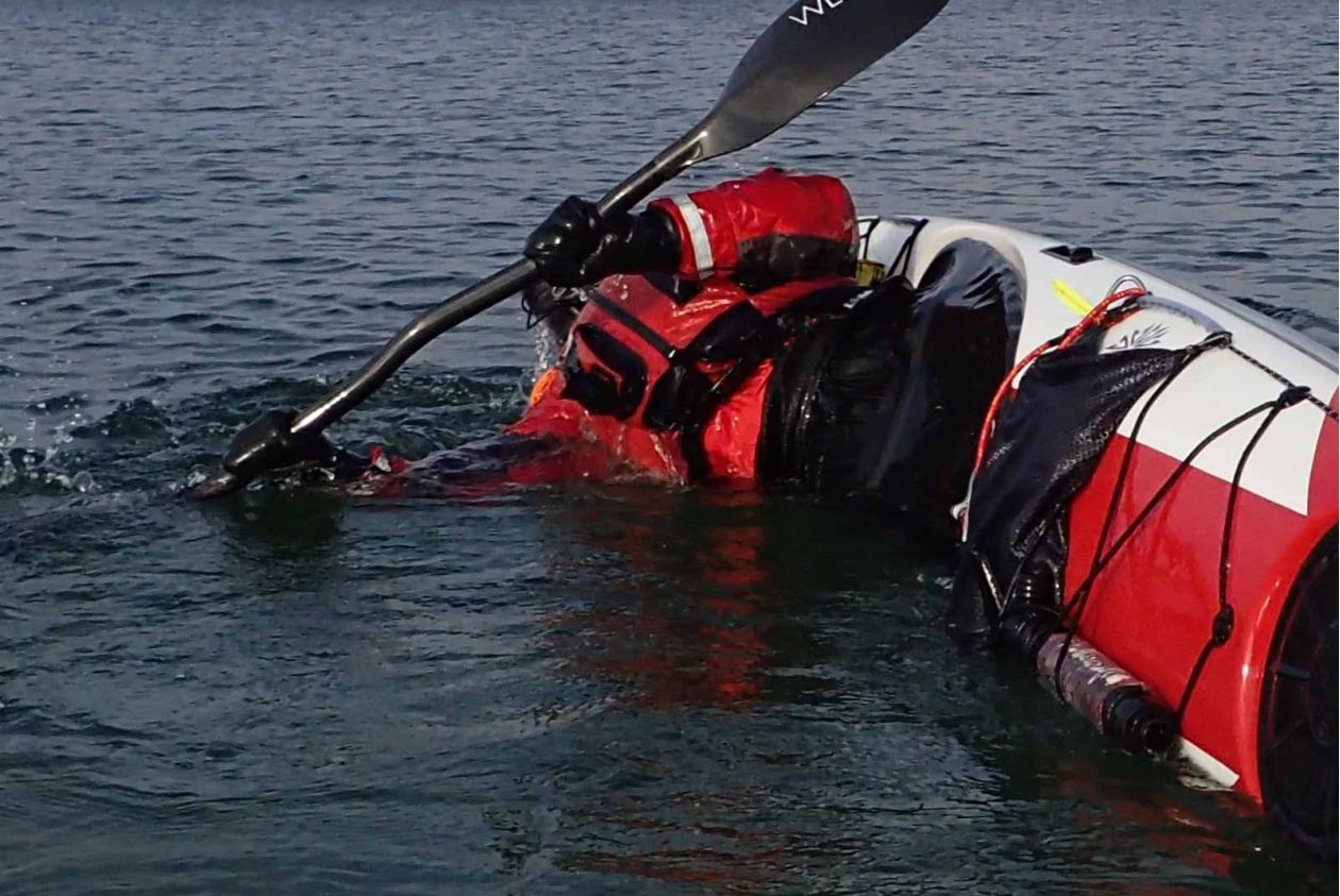 Rullekursus i kajak på Bornholm