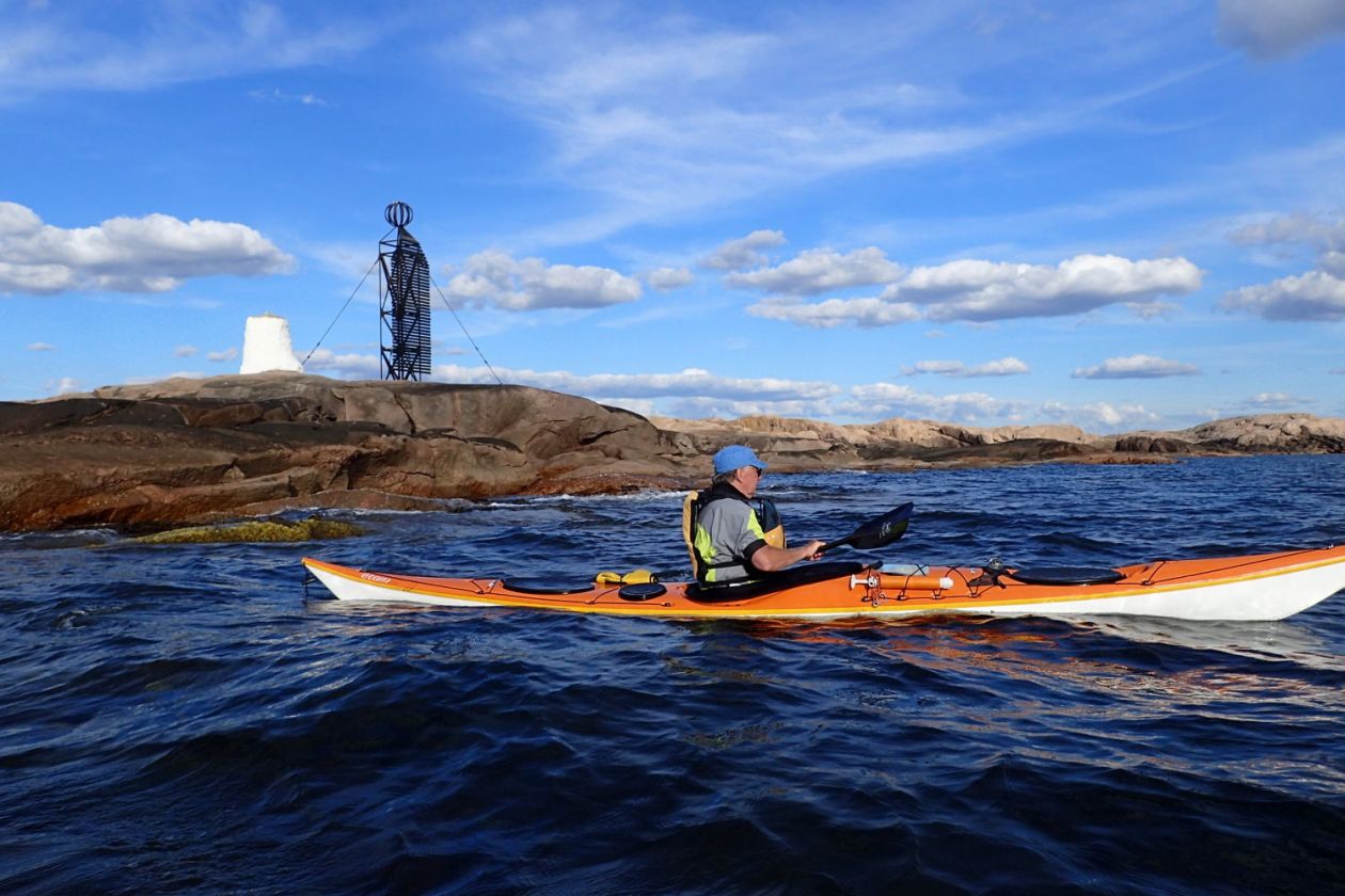 Vi ror ud i den yderste skærgård til Saltskärskjäringen
